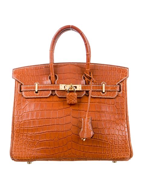 hermes crocodile birkin 25 price